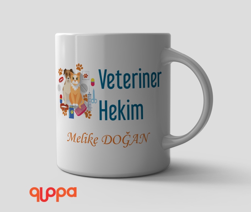 Veteriner Hekim Kupa Bardak Kişiye Özel
