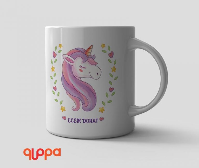 Unicorn Kişiye Özel Kupa Bardak