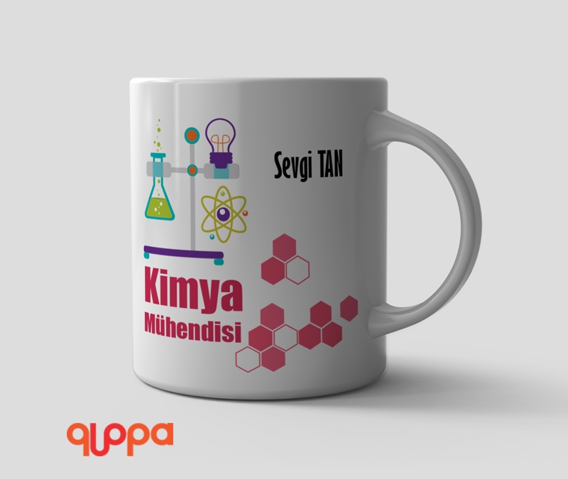 Kimya Mühendisi Meslek Kupa Bardak Kişiye Özel