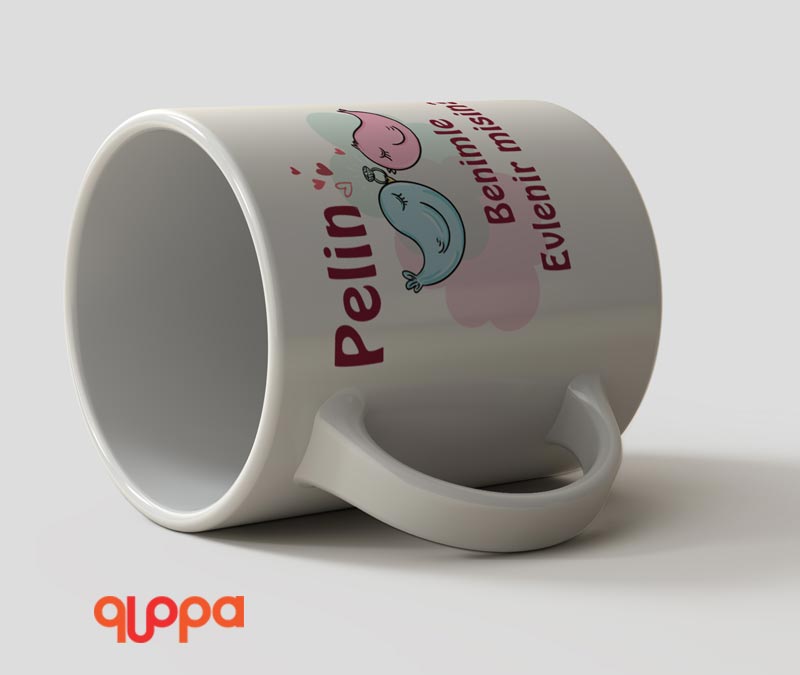 Benimle Evlenirmisin Kupa Bardak